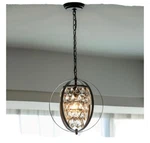 Papaya Globe Crystal Chandelier. Fixed Price $40.00.