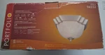 Portfolio Brushed Nickel Flush Mount Ceiling Light Fixture. Fixed Price $45.00.