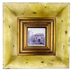 Chunky Wood Picture Photo Frame Distressed World Holds 3"X3" Mini Square 7". Fixed Price $28.69.
