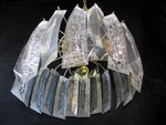 Mid-century Modern Chandelier Triarch International HOC159BR Brass/lucite. Fixed Price $98.00.