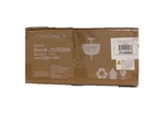 Jonathan Y Allie 14 In. Wood Beaded/metal Led Flush Mount Black /-light Taupe. Fixed Price $50.90.