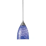 Blue - Black Mini Pendant With 1 Light New. Fixed Price $35.00.