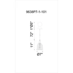 Cwi Lighting Drea 1 Down Farmhouse Metal Mini Pendant Black. Fixed Price $68.99.