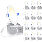 Ensenior 4 Inch Recessed Lighting 3CCT Led Fixture High Brightness 750LM. Fixed Price $109.59.