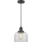 Used Innovations Lighting 201C-BK-G72 Bell Cord Hung Mini PENDANT-8.88. Fixed Price $175.78.