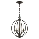 Livex Arabella Light Globe Mini Chandelier/semi-flush, Bz/bs 40913-07. Fixed Price $191.96.