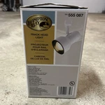 New Hampton Bay Dimensions Track Light 555 087 Step Cylinder White Finish F10. Fixed Price $9.99.