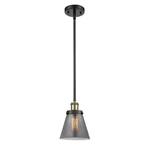 Innovations Lighting Niko Black Antique Brass Pendant Plated Smoke Glass Shade. Fixed Price $44.99.