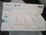 Kasa Smart Wi-fi Light Switch Single Pole/alexa/google HOME/3PK*NEW/BOX Damage. Fixed Price $49.00.