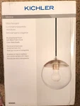 Kichler Malone 1 Light Mini Pendant Brushed Nickel. Fixed Price $49.78.