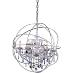 Elegant Lighting 1130D32PN-SS/RC Geneva Pendant Polished Nickel. Fixed Price $1234.00.