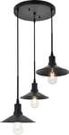 Etude 3-LIGHT Black Pendant-mid-century Modern Elegance. Fixed Price $265.00.