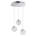 ET2 Lighting Orb Ii 3-LIGHT Pendant, Polished Chrome E24263-91PC. Fixed Price $390.40.