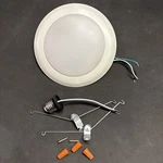 Parmida 5/6 Inch Dimmable Led Disk Light Surface Flush Mount 15W, 4000K, 1050LM. Fixed Price $9.95.
