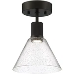 Access Lighting 63146LEDD-MBL/SDG Port Nine Semi-flush Mount Matte Black. Fixed Price $146.00.
