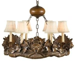 Rustic Bear Heads Chandelier By Ok CASTING-6 Light Fixture. Fixed Price $2755.00.