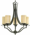 Quorum International 6096-5-86 Atwood 1 Tier Up Lighting Chandelier. Fixed Price $250.00.