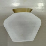 Set Of 2 - Kichler Kelce Ceiling Light Flush Mount Champagne Gold. Fixed Price $49.99.