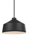 Uttermost Holgate Matte Black 1-LIGHT Pendant Ceiling 22179 14. Fixed Price $150.00.
