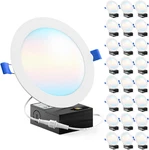 Sunco 24 Pack 6" Ultra Thin Led Recessed Lights, 1500LM, Dimmable, 14W. Fixed Price $175.99.