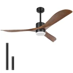 Ceiling Fans With Lights Remote Control, 56" Indoor Wood Lig.... Fixed Price $349.89.