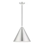 Livex Dulce Light Pendant, Aluminum/chrome/aluminum Metal/white 41176-66. Fixed Price $188.96.