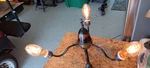 Antique Copper Flashed Mission Art & Crafts Ceiling Chandelier Light Bar Fixture. Fixed Price $199.55.