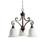 Quorum International 6354-3 Bronze Bryant 3-LIGHT 25"W Chandelier. Fixed Price $173.00.