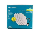 4 Pack Ecosmart 65W 6" Downlight Dimmable Bright White Screw-in Base New. Fixed Price $28.99.