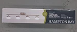Hampton Bay Praftford 2.6 4-LIGHT Brushed Nickel Led Fixed Track Lighting *A2. Fixed Price $44.99.