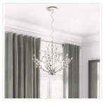 Home Decorators Collection Hetcherson 5-LIGHT Chrome Pendant-new- Open Box. Fixed Price $49.99.