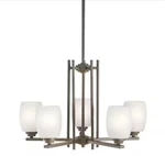 Kichler 1896OZS Eileen 5-LIGHT Chandelier In Olde Bronze. Fixed Price $143.20.