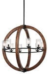 Kichler 43190AUB Grand Bank 8-LIGHT Chandelier Auburn Stained Finish. Fixed Price $2069.99.