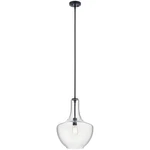 Kichler Everly Transitional 1-LIGHT 13.75" Wide Pendant Glass Black (42046OZ). Fixed Price $189.63.