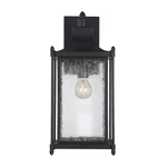 Savoy House Dunnmore 1-LIGHT 18" Outdoor Wall Lantern, Black 5-3452-BK. Fixed Price $310.40.