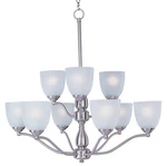 Maxim Lighting 10066FTSN Stefan Chandelier Satin Nickel. Fixed Price $448.00.