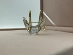 Swarovski Strass: 8950/807-250 Stunning Crystal Boomerang Holes 50MM. Fixed Price $19.99.