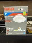 Halo 4 In. Selectable Cct 3000K-5000K Canless Led White Recessed Light Trim. Fixed Price $5.00.