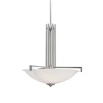 Kichler Eileen Pendant 4LT, Brushed Nickel, Satin Etched White - 3299NI. Fixed Price $709.97.