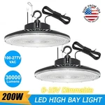 Pack 200W 5000K Ufo Led High Bay Commercial Warehouse Factory Lighting. Fixed Price $150.95.