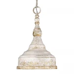 Golden Lighting Keating Collection 1-LIGHT Antique Ivory Pendant. Fixed Price $124.67.