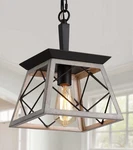 Q&s Farmhouse Pendant Light Fixture,vintage Chandelier,industri.... Fixed Price $86.51.