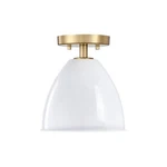Designers Fountain D300M-SF Biba 9"W Semi-flush Ceiling Fixture Gold. Fixed Price $65.00.