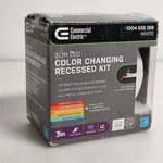 Commercial Electric Ultra Slim 3 In. Color Selectable Canless Recessed Led Kit. Fixed Price $13.49.