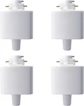 4-PACK White H-type 3-WIRE Track Light Adapter Connector Universal Led. Fixed Price $30.99.
