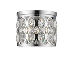 Z-lite Dealey 3-LIGHT 6010F12CH 12" Ceiling Fixture Crystal Lamp. Fixed Price $284.99.