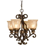 Crystorama 7404-BU Norwalk Mini Chandelier Bronze Umber. Fixed Price $410.02.