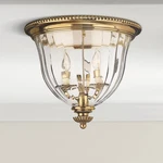 Hinkley Cambridge 14 1/2" Wide Traditional Brass Ceiling Light. Fixed Price $599.00.