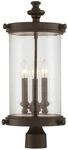 Savoy House Lighting Palmer 3-LIGHT Outdoor Post Lantern Walnut Patina 5-1223-40. Fixed Price $159.00.