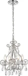 Kato Chrome Crystal Pendant Light-elegant And Safe. Fixed Price $280.00.
